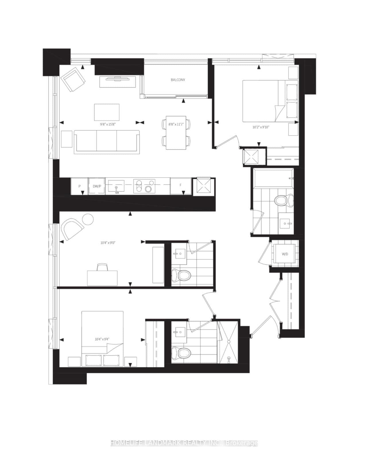 609 Sherbourne Street, Unit 3904 thumbnail 9