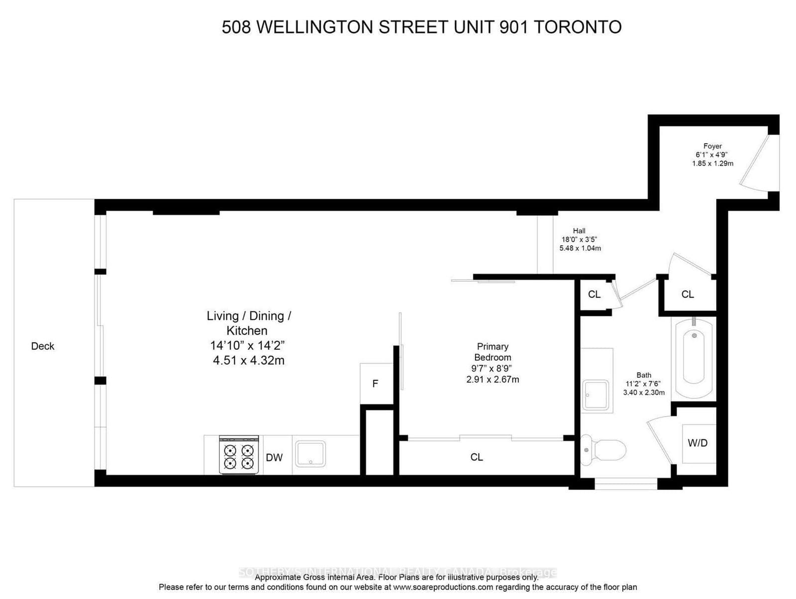 508 Wellington Street W, Unit 901 thumbnail 28