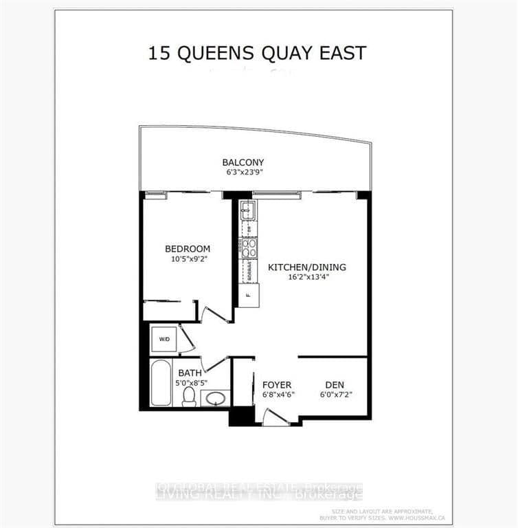 15 Queens Quay Street E, Unit 2205 thumbnail 3