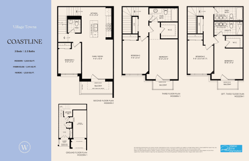 Coastline (Village Towns) floor plan