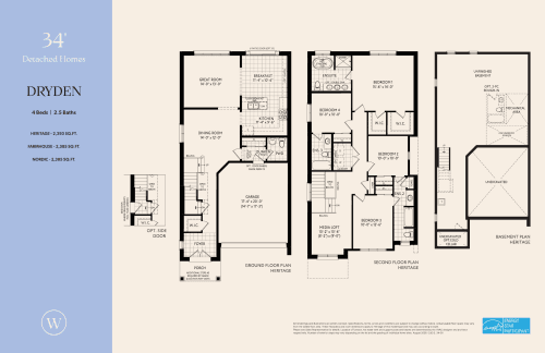 Dryden 34' floor plan