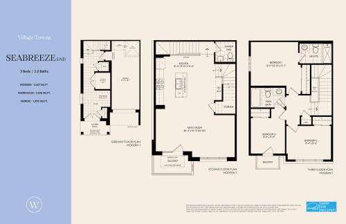 Seabreeze End (Village Towns) floor plan