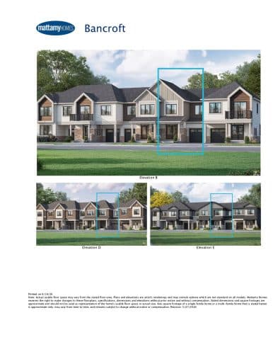 Bancroft floor plan
