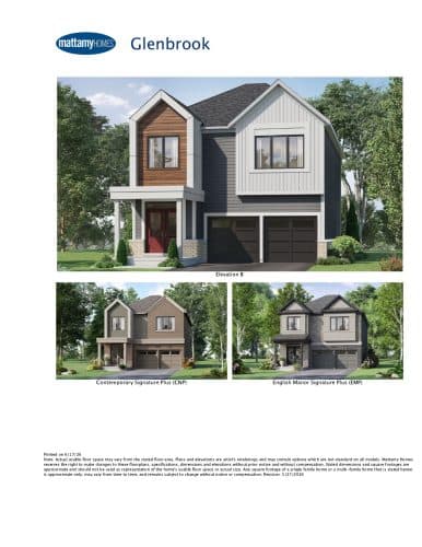 Glenbrook floor plan