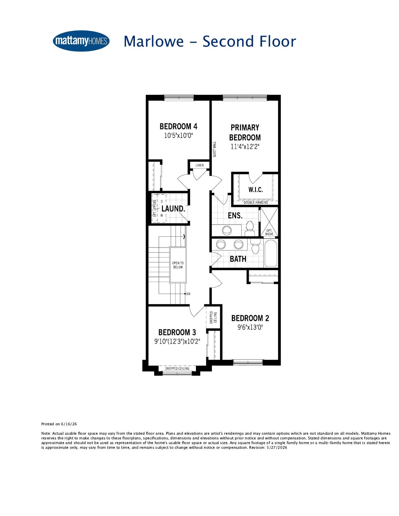 Marlowe Floor Plan at Ashburn Hills Homes - 1814 sq.ft 3