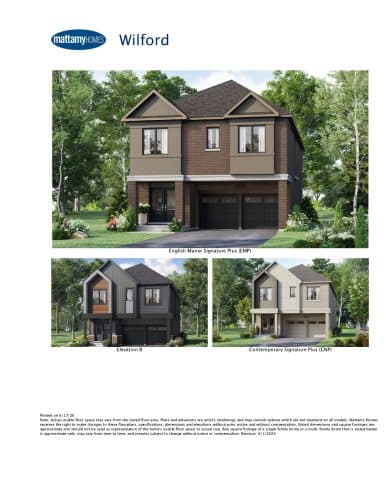 Wilford floor plan