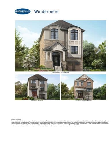 Windermere floor plan