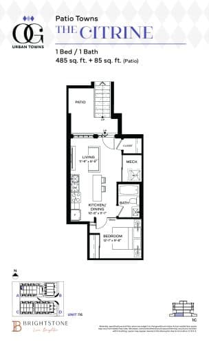 The Citrine floor plan