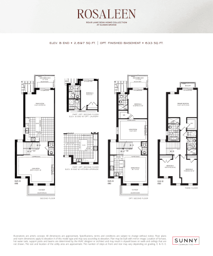 End B floor plan