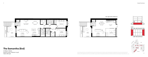 The Samantha (End) floor plan