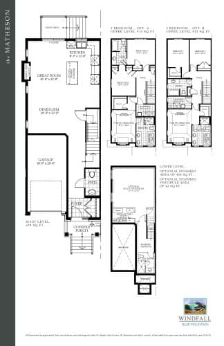 Lot 64R — Matheson B floor plan