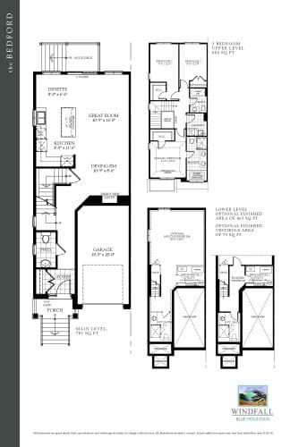 Lot 36R — Bedford B floor plan